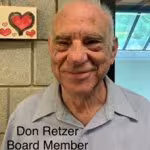 Don Retzer, Board Member Caucasian man with gray hair follicles frolicking around; wearing a gray polo shirt